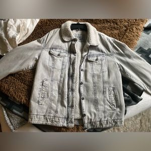 Levi Strauss & Co. Sherpa Lined Trucker Jean Jacket